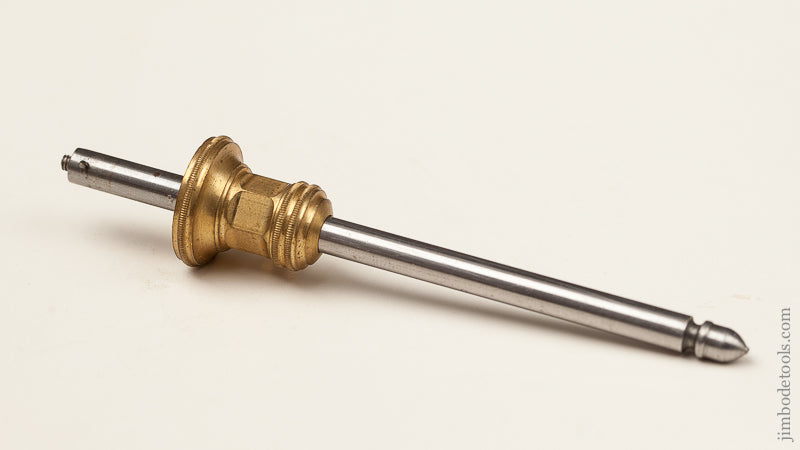 PAUL HAMLER Miniature 3 1/2 inch Brass and Steel Marking Gauge with Acorn Finial - 68851U