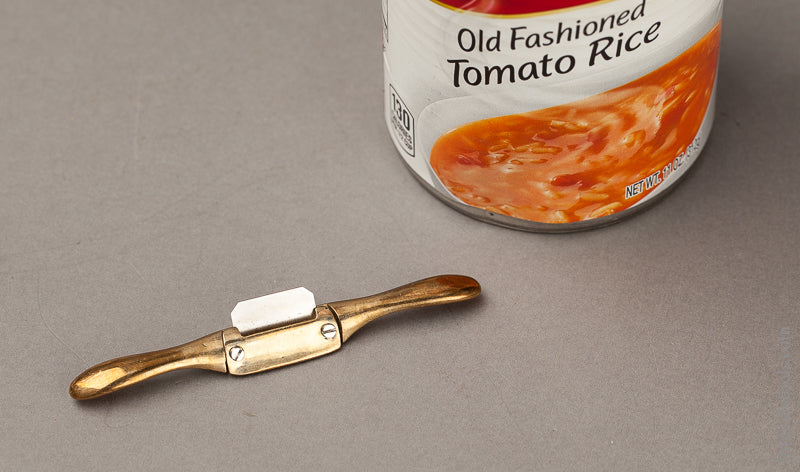 Miniature PAUL HAMLER 3 1/4 inch Brass Spoke Shave - 68870U
