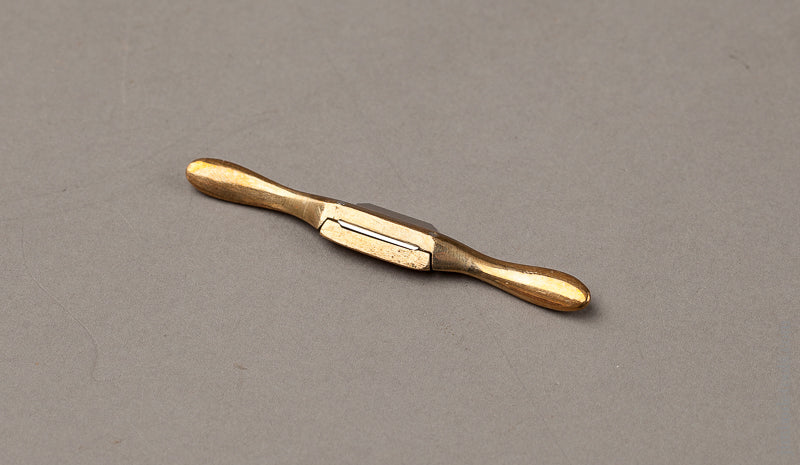 Miniature PAUL HAMLER 3 1/4 inch Brass Spoke Shave - 68870U