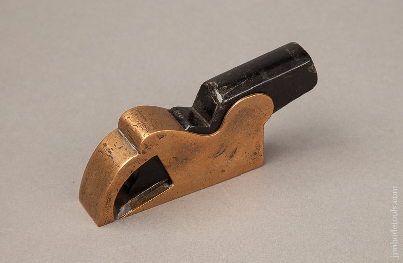 Miniature 15/16 x 3 3/4 inch Gunmetal and Ebony Bullnose Shoulder Plane - 68888R