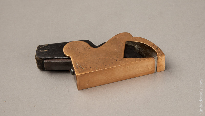Miniature 15/16 x 3 3/4 inch Gunmetal and Ebony Bullnose Shoulder Plane - 68888R