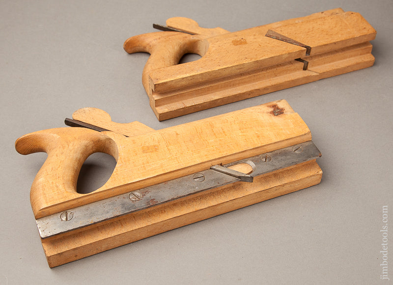 MINT 1 1/4 inch Tongue and Groove Planes by AUBURN TOOL CO. AUBURN N.Y. circa 1864-93 - 68948