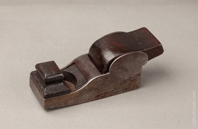 Beautiful Compassed Iron and Mahogany Chariot Plane - 69020R