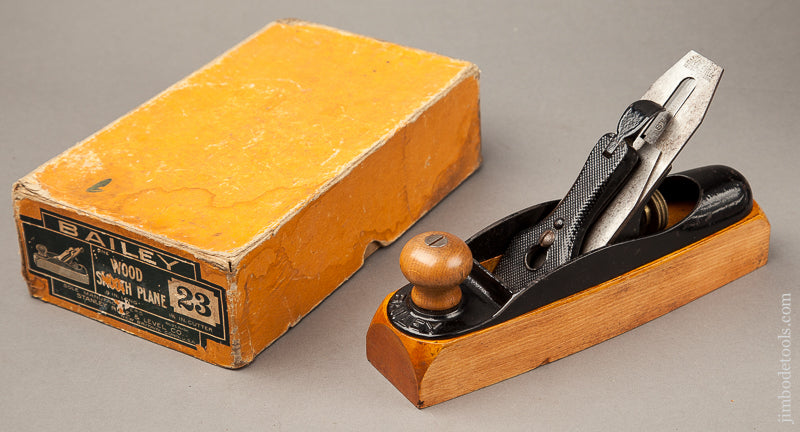 STANLEY No. 23 Transitional Smooth Plane MINT in its Original Box - 69035R