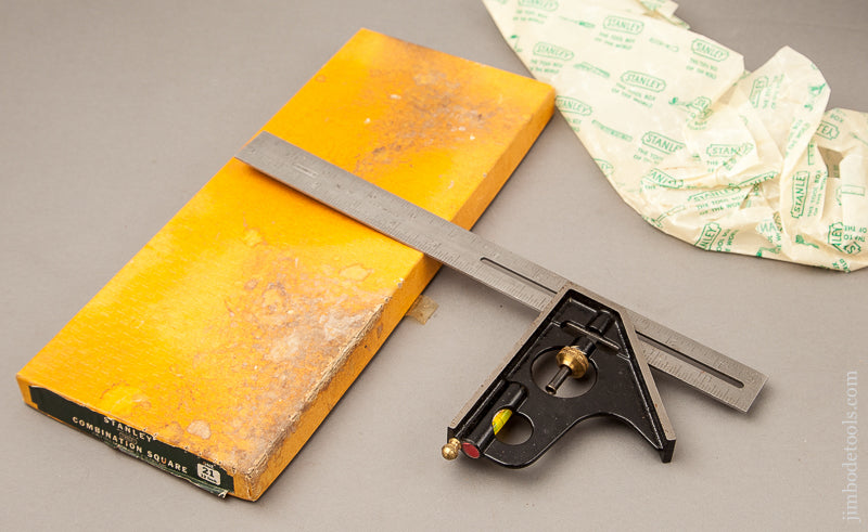 STANLEY No. 21 Combination Square NEAR MINT in Original Box - 69200R