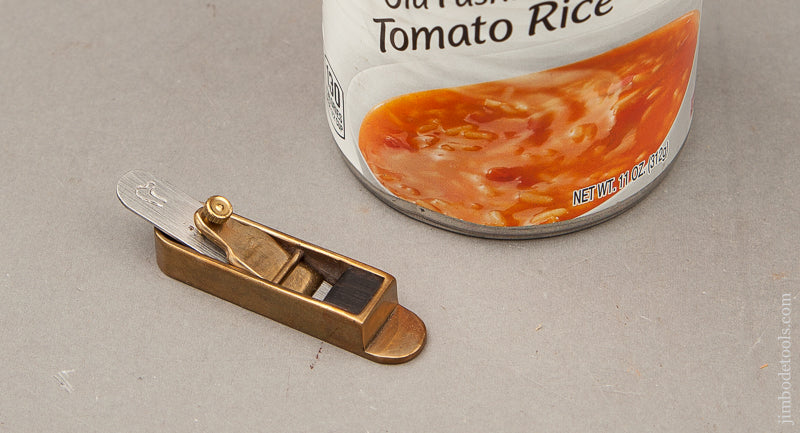 Miniature Two inch Brass Mitre Plane by BOB HOWARD -- 69388R