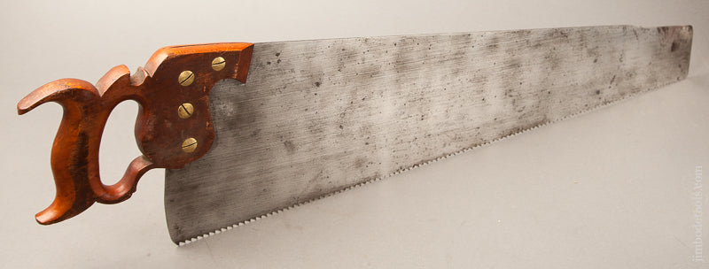 Extra-Fine GRAY & DONALDSON KEEN EDGE 5 1/2 point 26 inch Rip Hand Saw with Partial Decal - 69394R