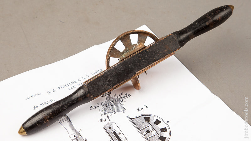 Extra Fine WILLIAMS & POOLE June 2, 1885 Patent WINDSOR Beader - 69509