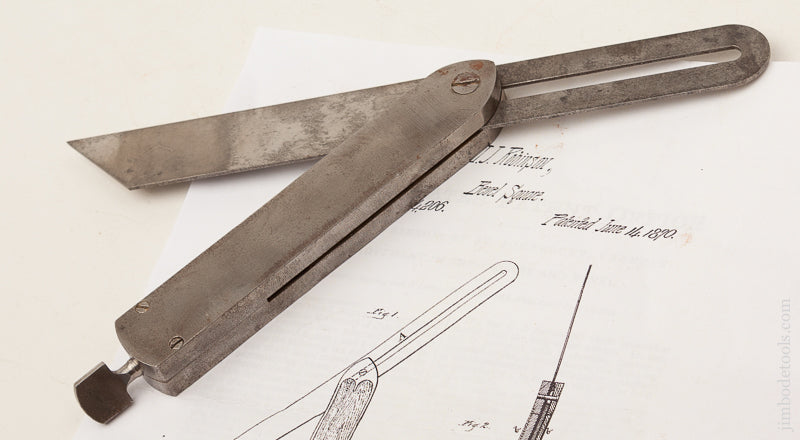 Clean 9 inch ROBINSON June 14, 1870 Patent ST. JOHNSBURY TOOL CO. Bevel - 69626