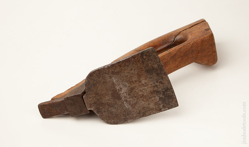 WM. ASH Live Oak Decorated Connecticut-Style Adze --- 69732R