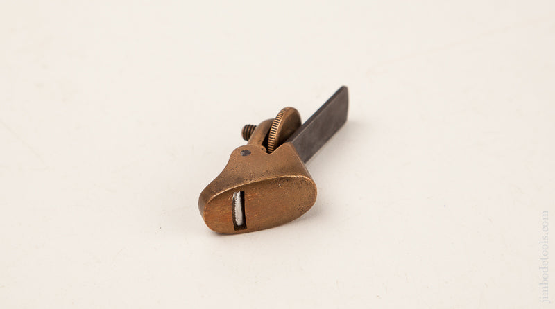 Brass PRESTON Compassed and Radiused Violin Maker's Plane with Toothing Iron - 69919U