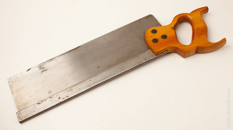 13 point 14 inch Crosscut DISSTON No. 4 Tenon Saw NEW OLD STOCK - 70154