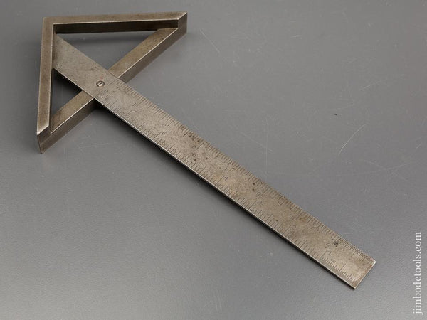 Eight inch AMES Patent July 6, 1852 Center Finding Square - 70166