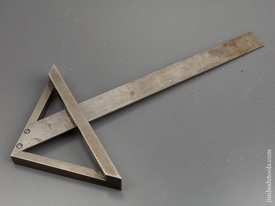 Eight inch AMES Patent July 6, 1852 Center Finding Square - 70166