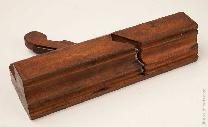 2 3/8 inch Wide Ten inch Crispy Complex Molding Plane by I. SLEEPER Newburyport, MA circa 1780-92 - 70170