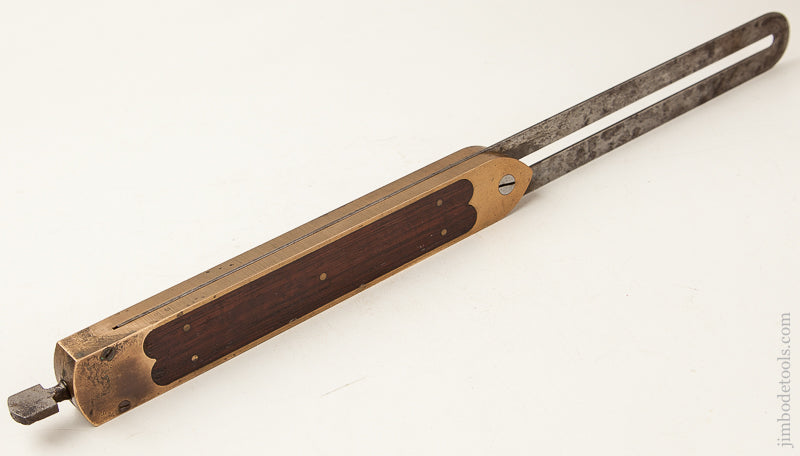 ROBINSON June 14, 1870 Patent 15 inch Rosewood and Brass ST. JOHNSBURY TOOL CO. Bevel - 70252U