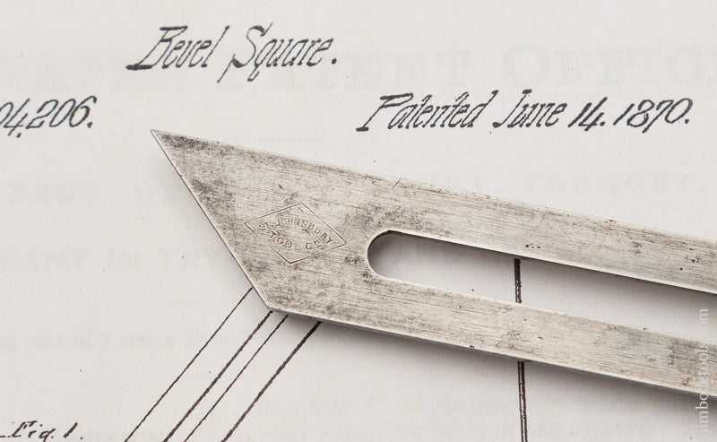 Extra Fine Six inch ROBINSON June 14, 1870 Patent ST. JOHNSBURY Bevel * 70253 - AS OF APR 18