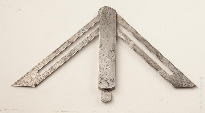 RARE Six inch ROBINSON June 14, 1870 Patent Double Bevel by ST. JOHNSBURY TOOL - EXCELSIOR 70256
