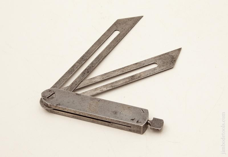 RARE Six inch ROBINSON June 14, 1870 Patent Double Bevel by ST. JOHNSBURY TOOL - EXCELSIOR 70256