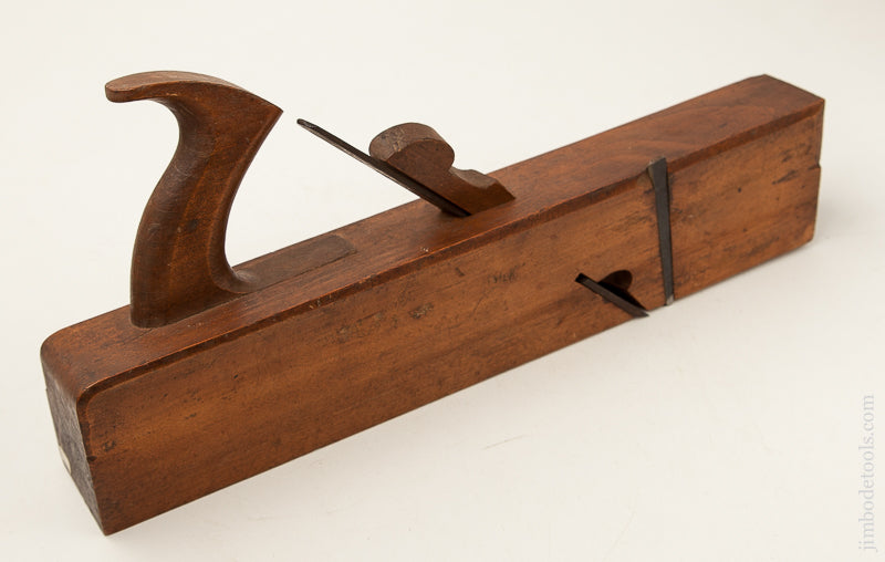 Unusual Crisp and Fine Slanted Top Offset Two inch Jack Rabbet Plane by REED UTICA circa 1843-55 NY - 70319