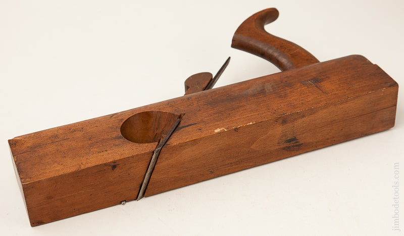 Unusual Crisp and Fine Slanted Top Offset Two inch Jack Rabbet Plane by REED UTICA circa 1843-55 NY - 70319