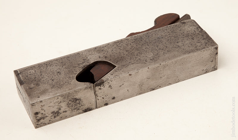 Massive 1 1/2 inch SPIERS Dovetailed Steel and Rosewood Rabbet Plane -- 70390R