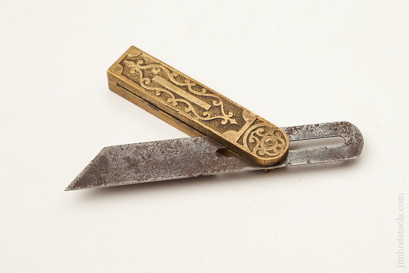 Fancy Brass Miniature HOWARD November 5, 1867 Patent 6 Inch Bevel - 70409R