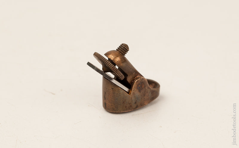 Rare! PRESTON Brass Violinmaker's Plane with Toothing Iron - 70480