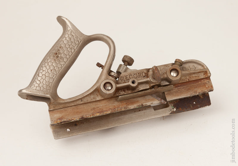 RECORD No. 044 Plough Plane 100% COMPLETE with All 7 Cutters - 70535