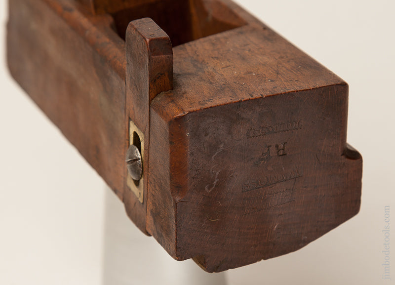 Extra Fine 18th Century WM. MOSS User Panel Raiser Plane with Lignum Boxing  BIRMINGHAM circa 1775-1843 - 70596