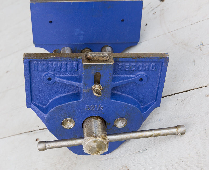 Awesome RECORD IRWIN No. 52 1/2 PD Vintage Heavy Duty Woodworking Vise DEAD MINT - 70675