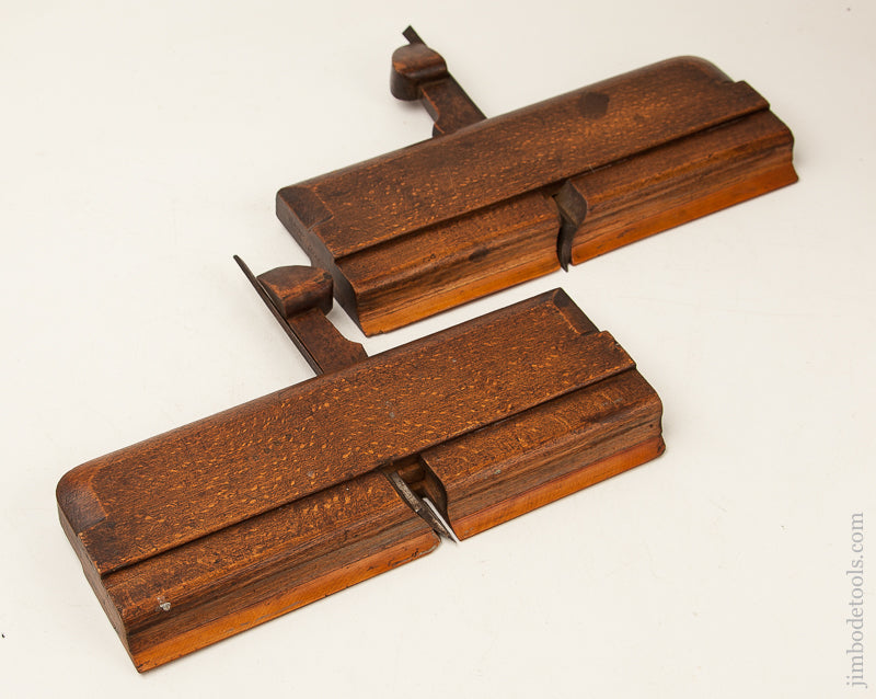 KING & CO. HULL Pair of Side Snipe Planes with Fancy Wedges! - 70699