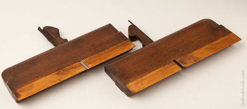 KING & CO. HULL Pair of Side Snipe Planes with Fancy Wedges! - 70699
