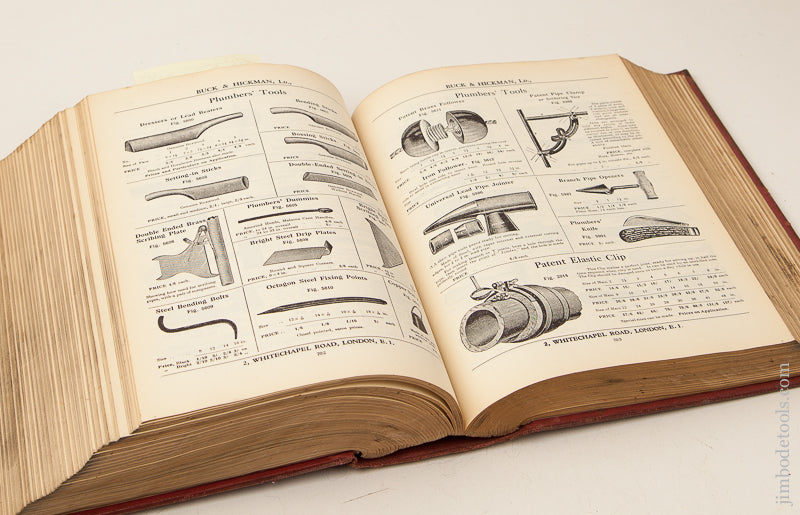 Book:  1930 BUCK & HICKMAN GENERAL CATALOGUE - 70781