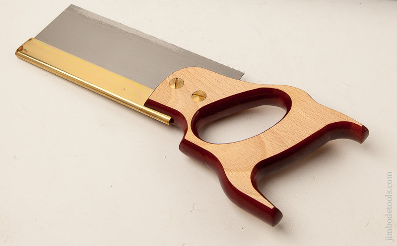 21 point 8 inch Rip THOS. FINN PAX Brass Back Dovetail Saw in Original Box NEW OLD STOCK - 70876