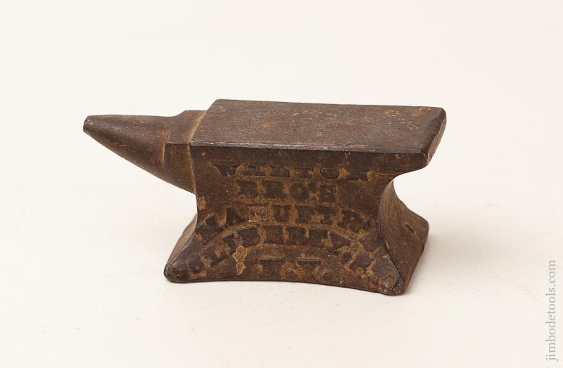 Fantastic WALTON BRO'S Advertising Anvil - EXCELSIOR 70920