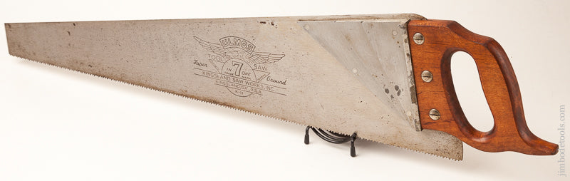 MINT Unused! 8 point 26 inch ULMOS 7 in One Hand Saw NEW OLD STOCK - 70939U