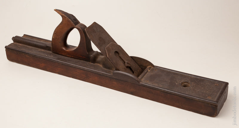 Rare! Pat'd Plane WORRALL'S May 27, 1856 PATENT 22 inch Jointer Plane by LOWELL PLANE & TOOL CO. circa 1856-58 Lowell, MA - 71033R