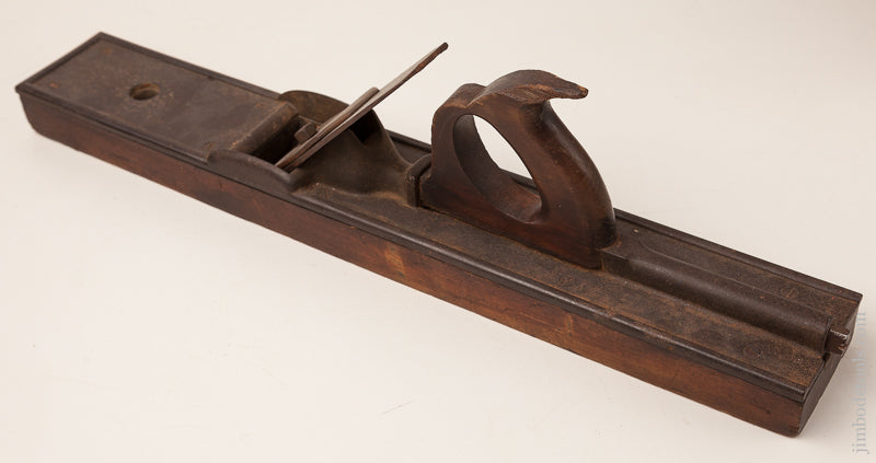 Rare! Pat'd Plane WORRALL'S May 27, 1856 PATENT 22 inch Jointer Plane by LOWELL PLANE & TOOL CO. circa 1856-58 Lowell, MA - 71033R