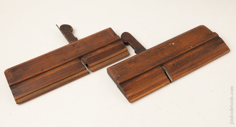 Pair of Side Rabbet Moulding Planes by HATHERSICH MANCHESTER circa 1797-1851 - 71037
