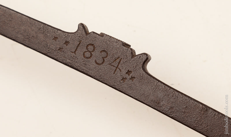 Ancient 1834 Lancashire Patent Wood Saw - 71264U