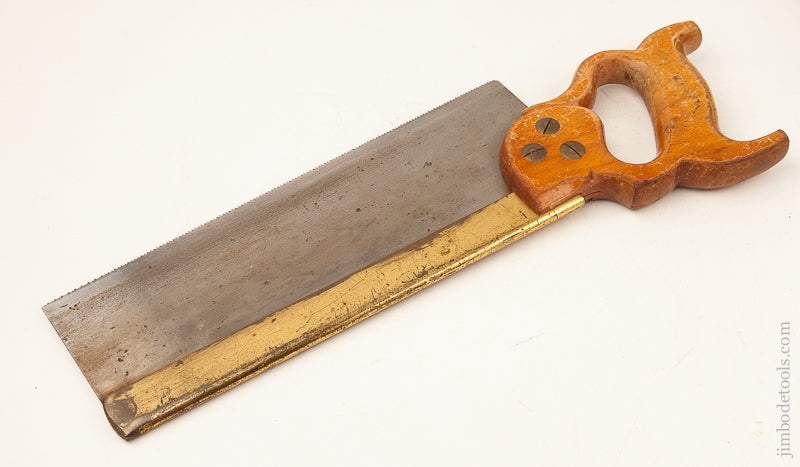 13 point 12 inch Rip TYZACK, SONS & TURNER No. 120 Brass Back Saw - 71384