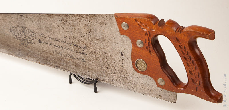 Crisp, Sticky sharp! 10 point 26 inch ATKINS No. 65 Crosscut Hand Saw - 71433