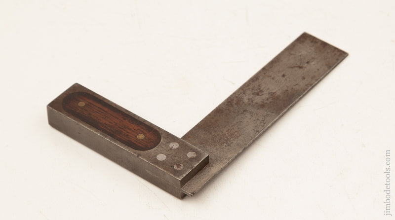 Rare! Four inch Size ROBINSON July 14, 1874 PATENT Try Square by ST. JOHNSBURY TOOL CO. - 71471R