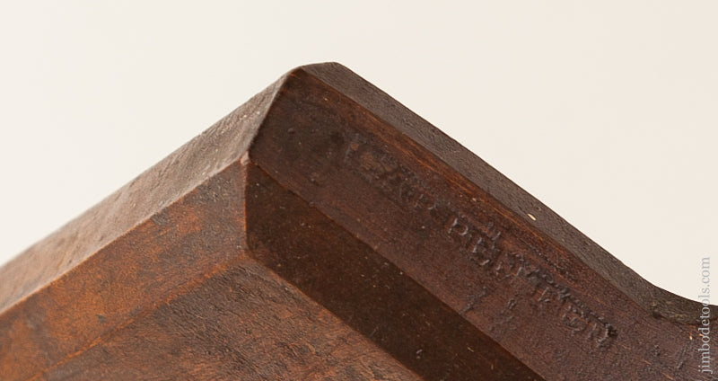 10" Crisp and Fine! 1 5/8 inch Wide Astragal Moulding Plane by GEORGE CARPENTER London circa 1734 - 71484R