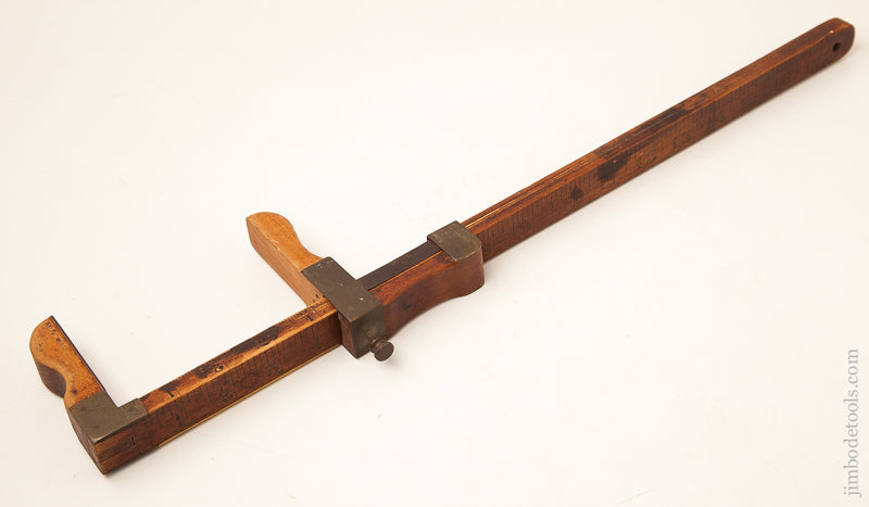 GOOD+ 19 inch U.S. STANDARD Shoe Rule by KERBY & BRO. MAKERS 51 FULTON ST NY * 71553