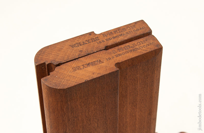 Mint & Unused! Side Round Moulding Planes by R. NELSON 122 EDGEWARE ROAD LONDON circa 1831-82 NEW OLD STOCK - 71590U