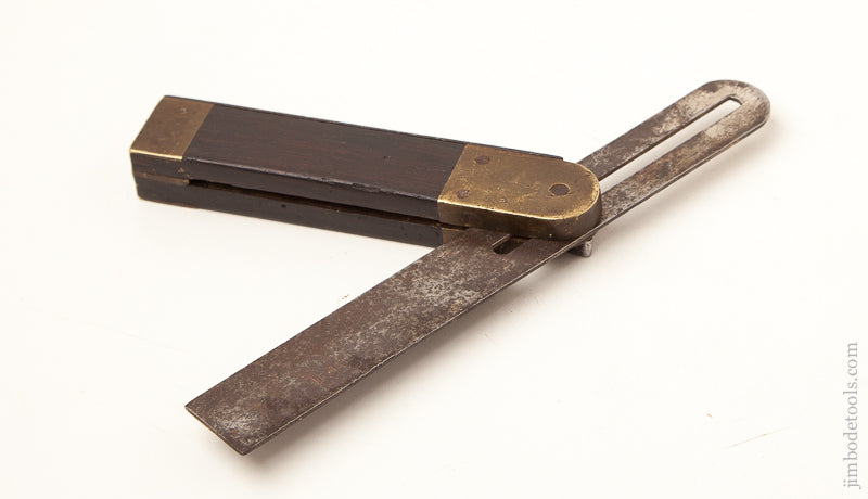 Early HOWARD's November 5, 1867 Patent 7 1/2 inch Bevel with Level by STAR TOOL CO. with 90 degree Position Lock - 71605