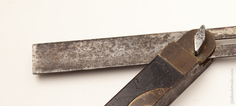 Early HOWARD's November 5, 1867 Patent 7 1/2 inch Bevel with Level by STAR TOOL CO. with 90 degree Position Lock - 71605