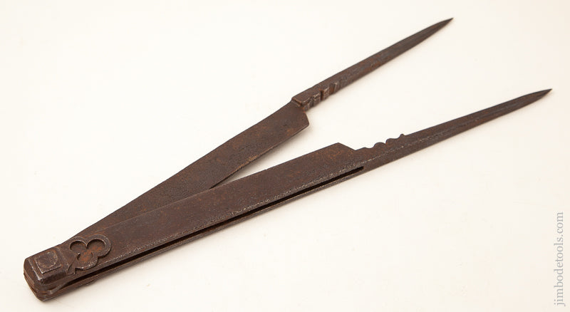 Ornate 15 inch French Armorer's Dividers -- 71642
